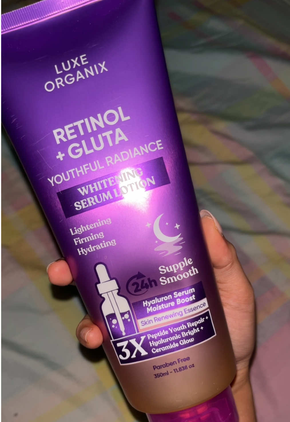 Luxe organix  Retinol lotion Retinol + gluta Whitening serum lotion ✨Youthful radiance ✨Lightening  ✨Firming ✨Hydrating #buy1take1 #buy1take1luxeorganixwhiteningserumlotion #lotion #retinol #luxeorganixph #bodycare 
