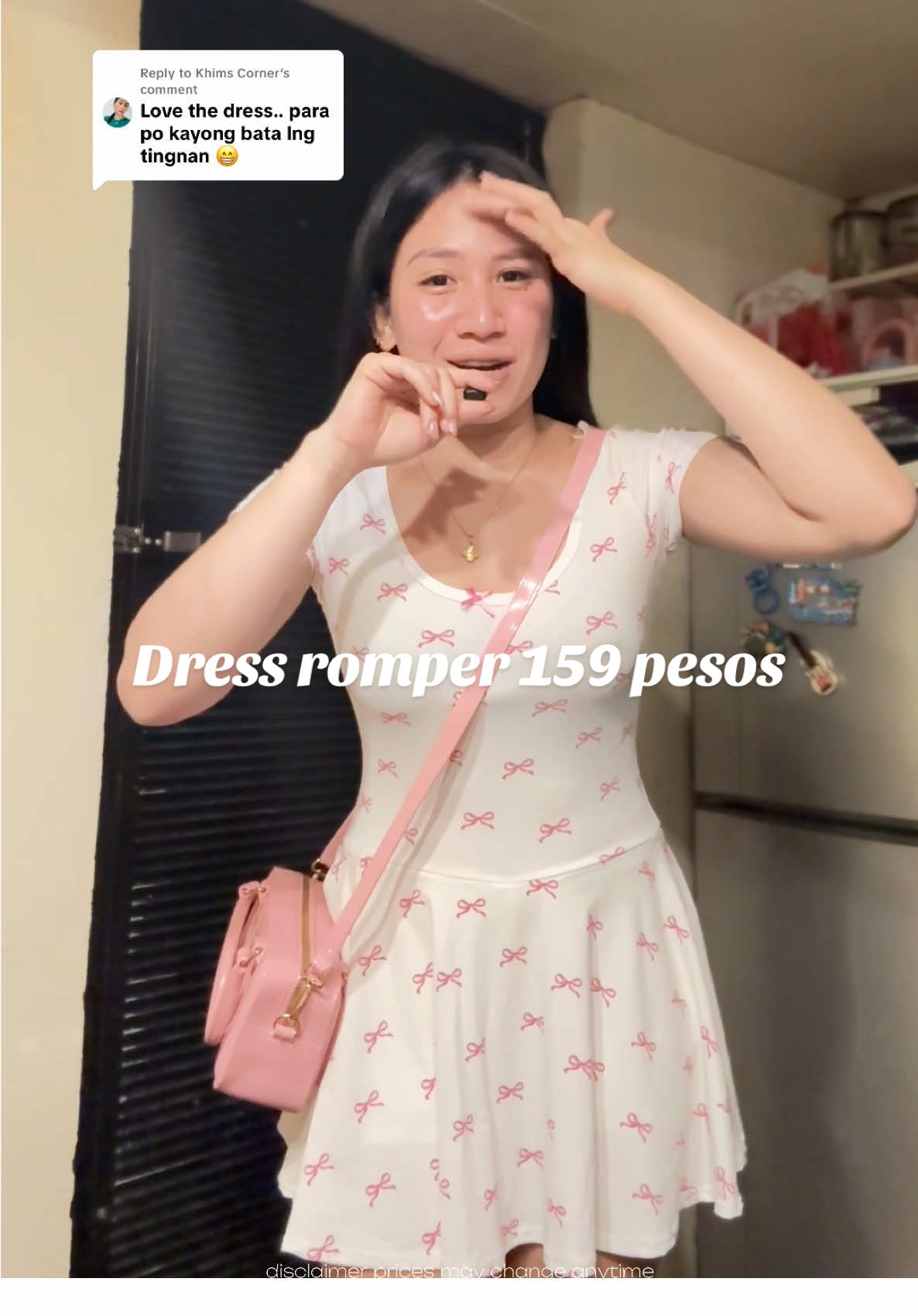 Replying to @Khims Corner 159 PESOS LANG ITONG DRESS ROMPER NA ITO‼️  #dressromper #dresswithshorts #dressreveal  DISCLAIMER PRICES MAY CHANGE ANYTIME