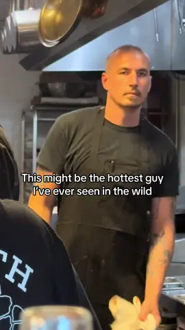 Like who is this man cooking my food?! 👀 EDITED: NOT SINGLE 😂  #daddyshome #chef #cooking #tiktokdoyourthing #mysteryman #virginiabeach  #model 