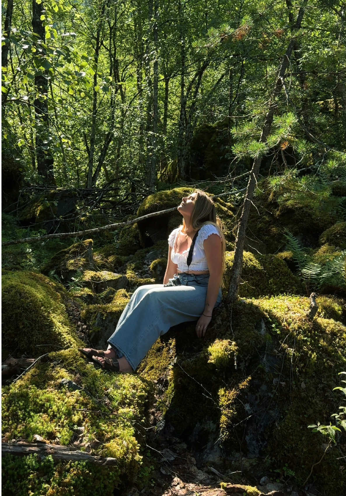 a life deeply connected to nature..  If you need me, I’m busy grounding with the earth & nourishing my nervous system 🍃 . #slowliving #naturelovers #softgirl #norway