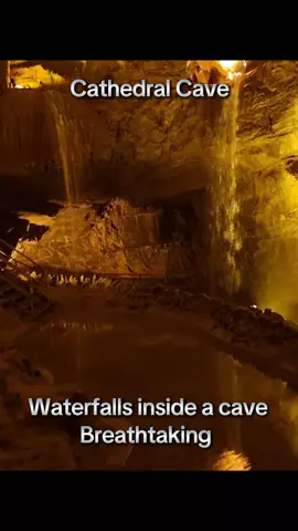 First time I have ever seen waterfalls in a cave, it was so beautiful and you can walk behind them, loved it🥰#walestravel #dayout #adventure #cave  #waterfalls #Wales 