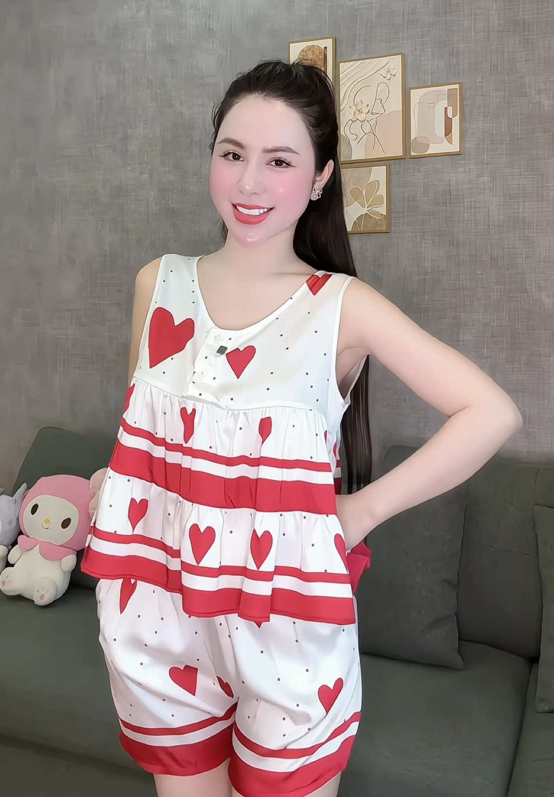 #quanaonu #thoitrangtiktok #xuhuong #thoitrangnu #pijama #domacnha 