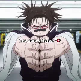 The aura of letter C 💀 #jujutsukaisen #dragonball #hunterxhunter #anime #edit #viral_video #fyp 
