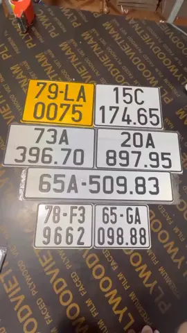 Biển số các loại #biensoxe #biensodep #biensodinhdanh 