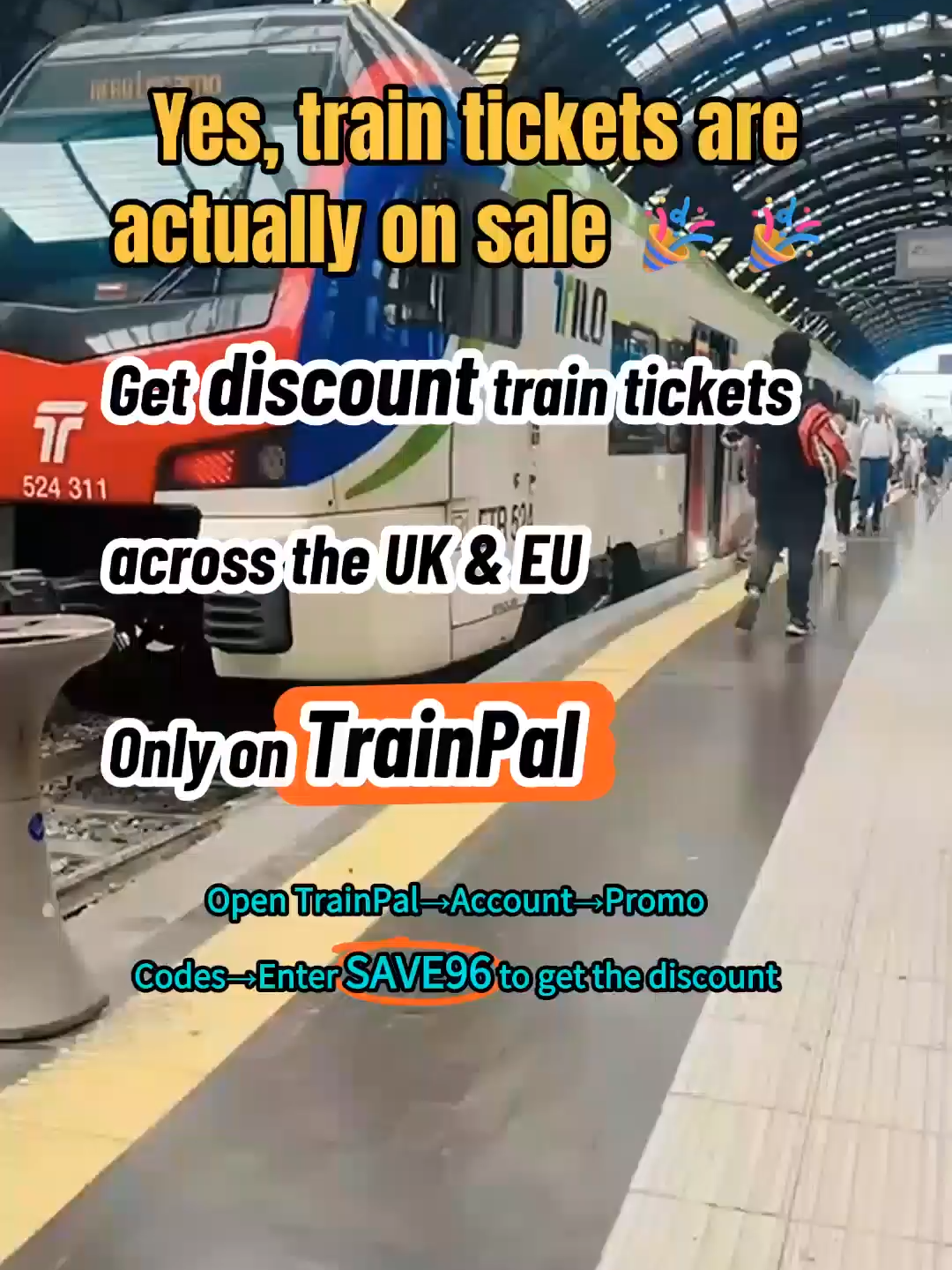 🎒POV:Trainsmakethebestbreaks🎒#uktravel #viral #london #traveltips #apps #Railcard