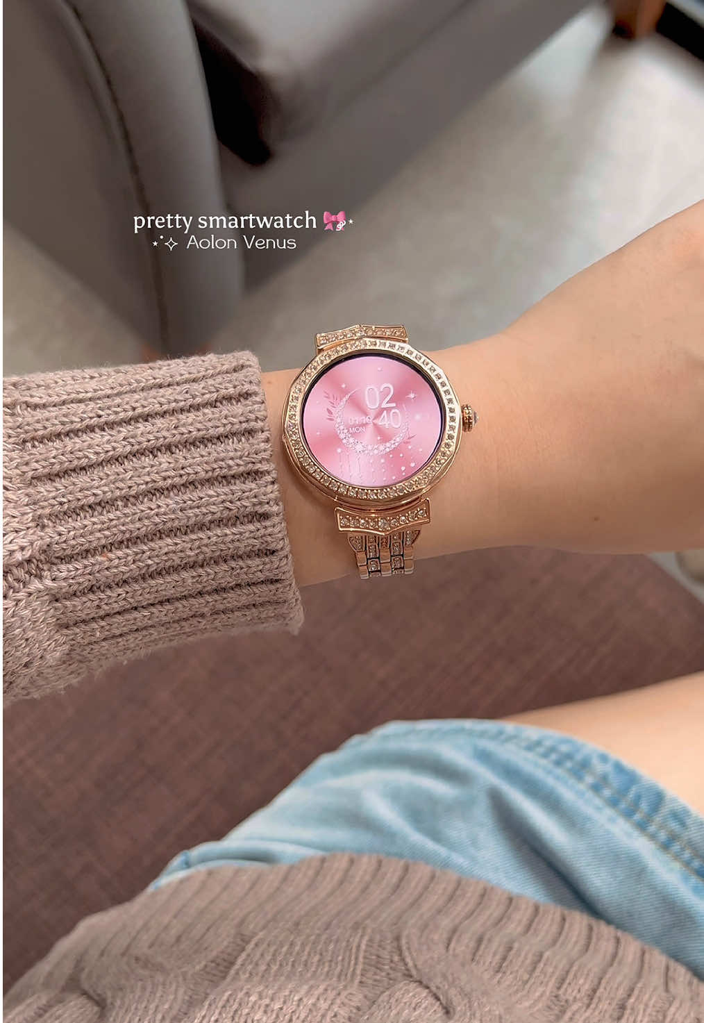 Replying to @Yashlyne Rei Dainty smartwatch for the girly girlies ✨💗 #watch #wristwatch #smartwatch #sportswatch #fitnesswatch #affordablesmartwatch #aolonsmartwatch #aolonvenus #smartwatchreview @Aolon Philippines 