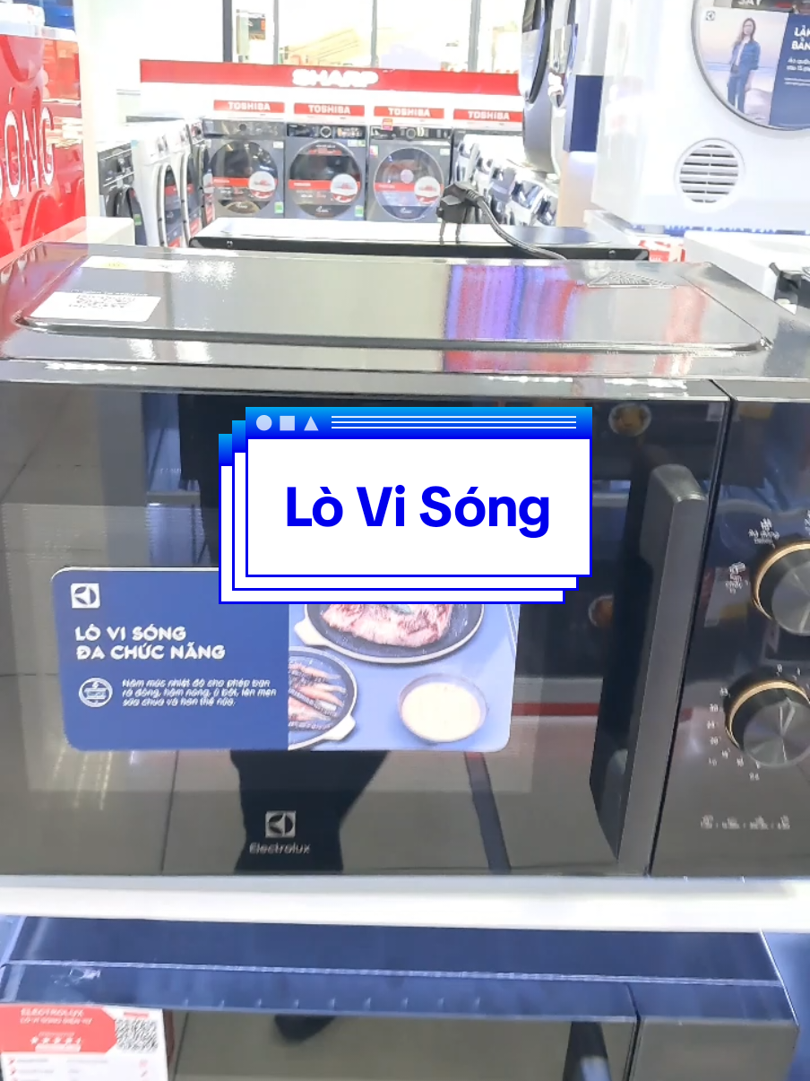 Lò vi sóng Electrolux EMM23K22B [23lit khoan chứa rộng, Hâm nóng - Rả đông nhanh thực phẩm ]#xuhuong#lò vi sóng#tiktok#