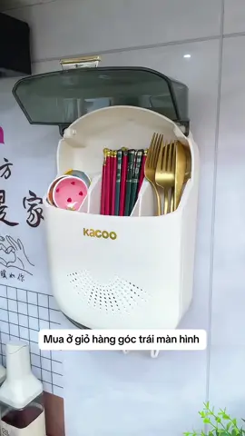 Ống đựng đũa thìa nĩa treo tường thông minh KACCO #ongdungduamuong #ongdungdua #ongdungduamuongdantuong #ongdungduaconapday 