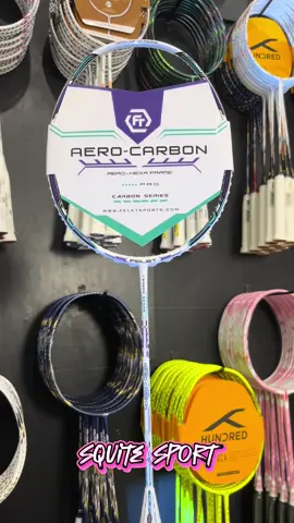 Raket FELET AERO CARBON warna terbaru !!! Raket seri High End dari Felet yang banyak dicari, dengan harga yang cukup terjangkau kulalitasnya sangat mantap!!! Raket ini cocok untuk kamu yang sudah punya power, biar pukulan smash kamu semakin kencang!!! Order sekarang sebelum kehabisan!!!! #promomakangajian #fyp #squitesport #raketbadminton #feletbadminton #headingtothetop #aerocarbon #feletaerocarbon 