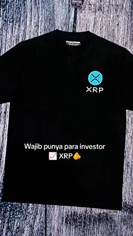 Kaos XRP,  Udah punya belum Nih . #kaosxrpripple #kaoscrypto #ootdfashion #foryoupage #investasi #xrp #viral #trend 