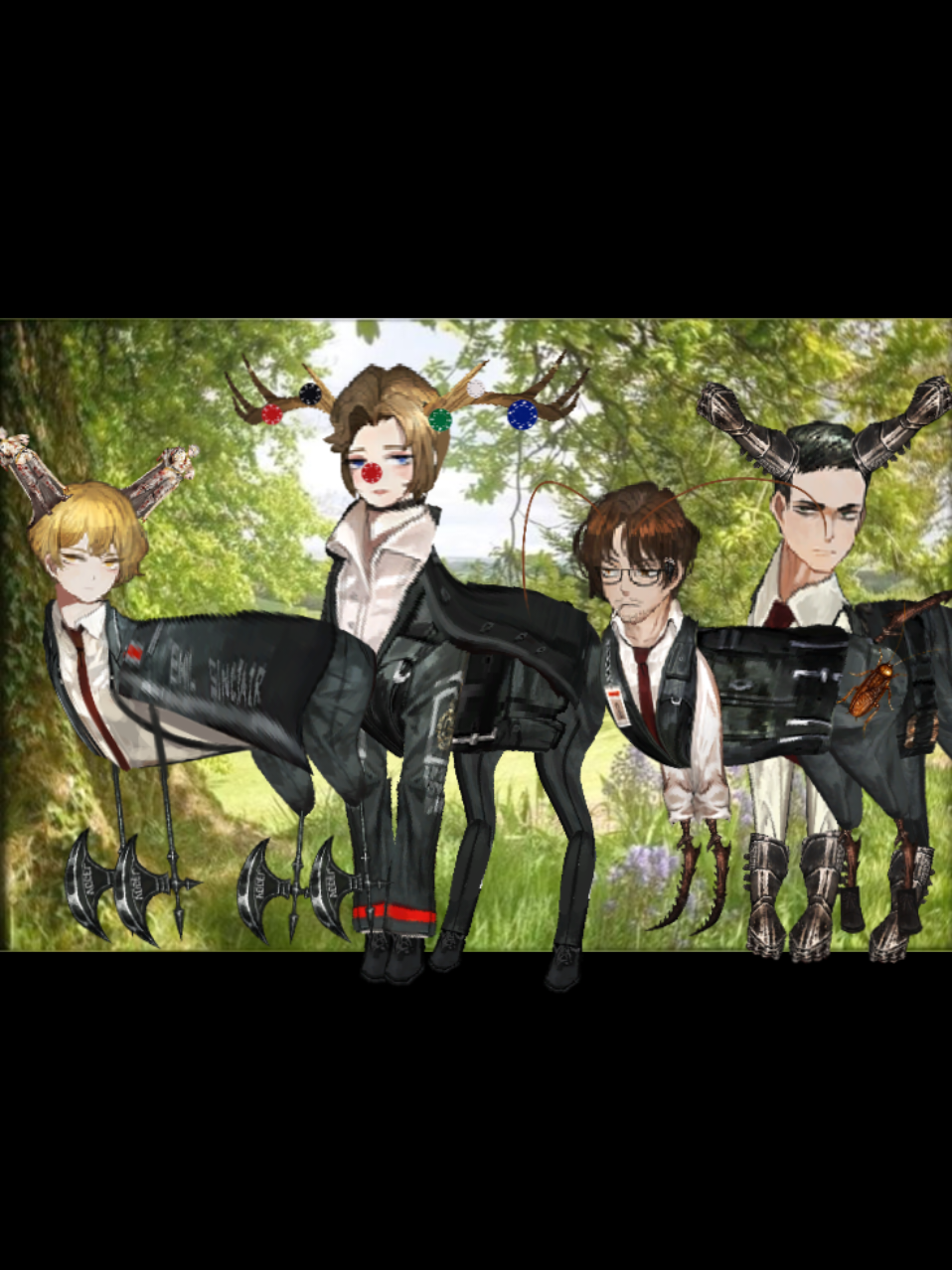 Im going insane. ahab, yuri, other don quixote, sancho and kromer will be made later. now tell me why am i getting actual requests. #projectmoon #limbuscompany #DeerQuixote #shitpost #deer #fandom 