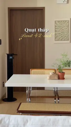 Chiếc quạt tháp đáp ứng đủ 3 tiêu chí mát- đẹp- nhỏ gọn, siêu ưng nha mọi người ✨✨✨ #unboxing #unboxwithme #decor #homedecor #review #homesweethome🏡 #dogiadung #tienich #quatthap #levoit42inch #levoitvietnam #quatkhongcanh 