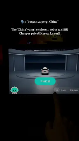 Robot taxi only in Shenzhen, China ✨