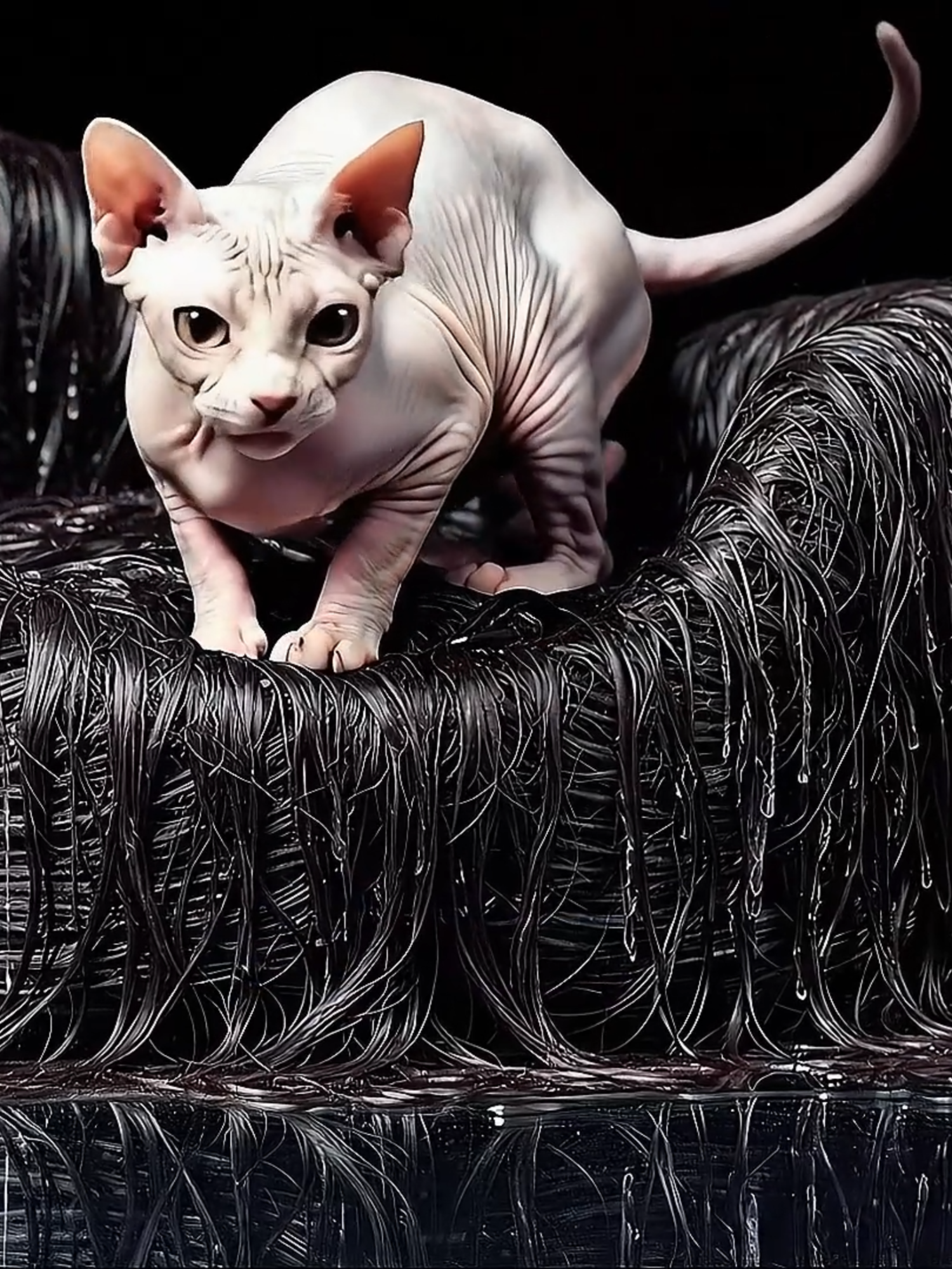 weird asmr cat beds #asmr #aiart #ai #aiartcommunity #cat