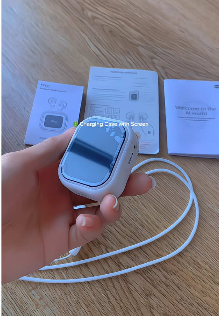 Minimal, smart, and ready to go!💯❤️‍🔥 #Unboxing #HTCNE20 #WirelessEarbuds #SmartCase #TWS #TechTok #GadgetFinds 