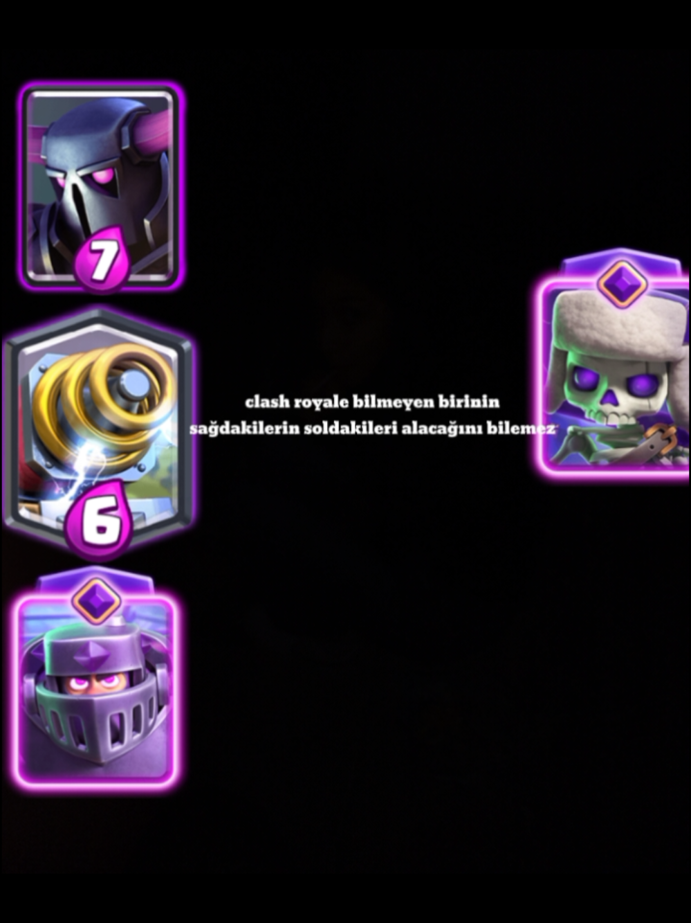 clash royale bilmeyen birinin sağdakilerin soldakileri alacağını bilemez #keşfetedüş #oyun #keşfetbeniöneçıkar #clashroyale #keşfet #game #fyp 