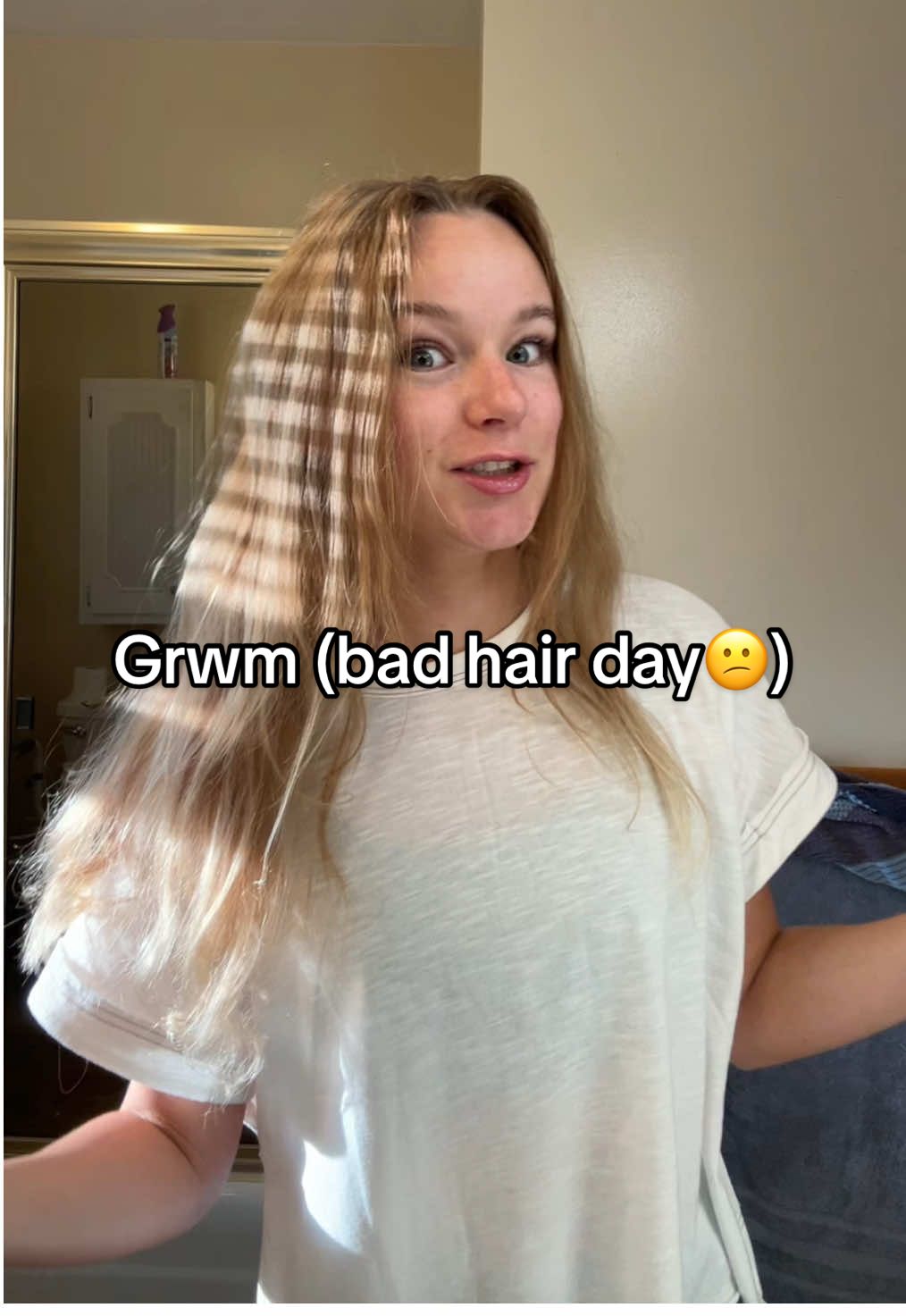 It’s definitely a ponytail kinda day #grwm #badhairday #heatlesscurls #fyp #easymakeuptutorial #easymakeup #microinfluencer #tula #tulaskincare @TULA skincare #saie #saiebeauty @Saie #benefitcosmetics @Benefit Cosmetics #anastasiabeverlyhills @Anastasia Beverly Hills  