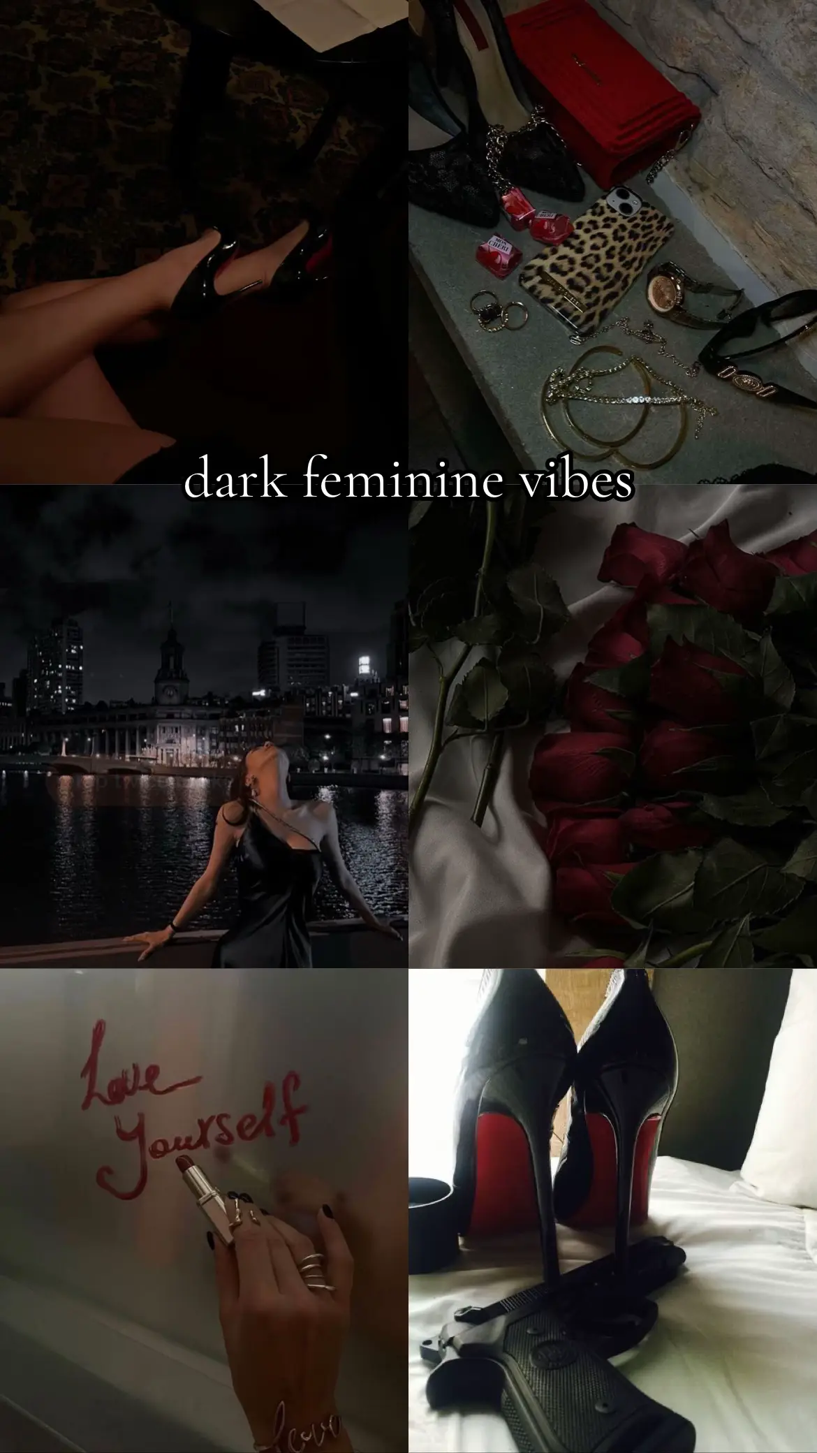 #darkfeminine #vibes #hairstyle #makeup #outfit #nails #room 
