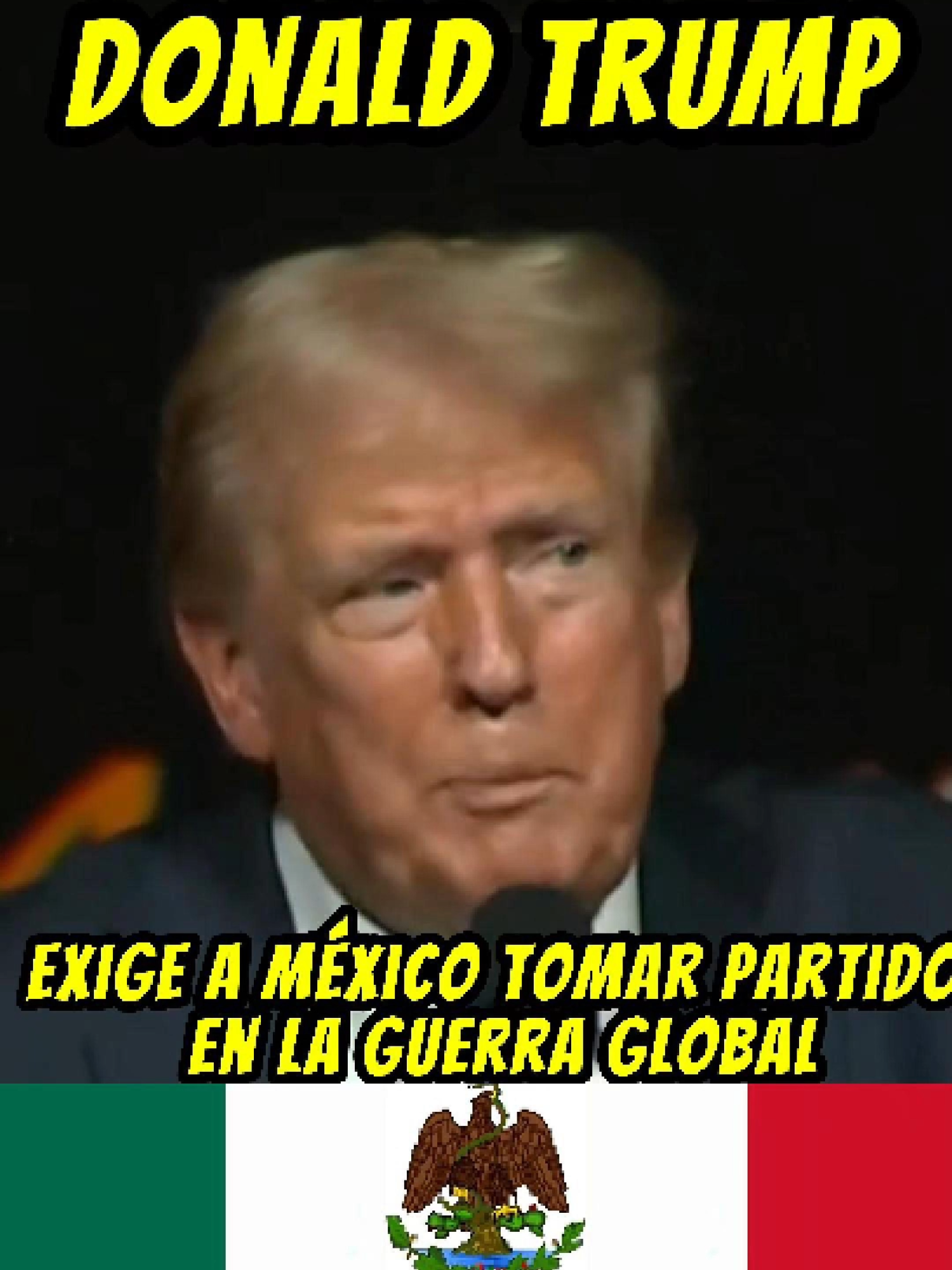 Donald Trump exige a México tomar partido #mexico #mexico🇲🇽 #ejercitomexicano #noticias #donaldtrump #mexicocheck #claudiasheimbaum #news