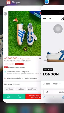 akhirnya setelah satu tahun baru bisa beli 🥹 #adidasoriginals #adidaslondon #trend #adidas #casualoutfits #casualstyle 