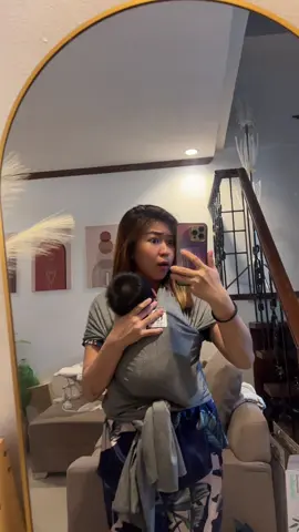 Yakap ng tunay na ina who? Bongga nito! #yakapina #babycarrier #babycarrierwrap #firsttimemom 