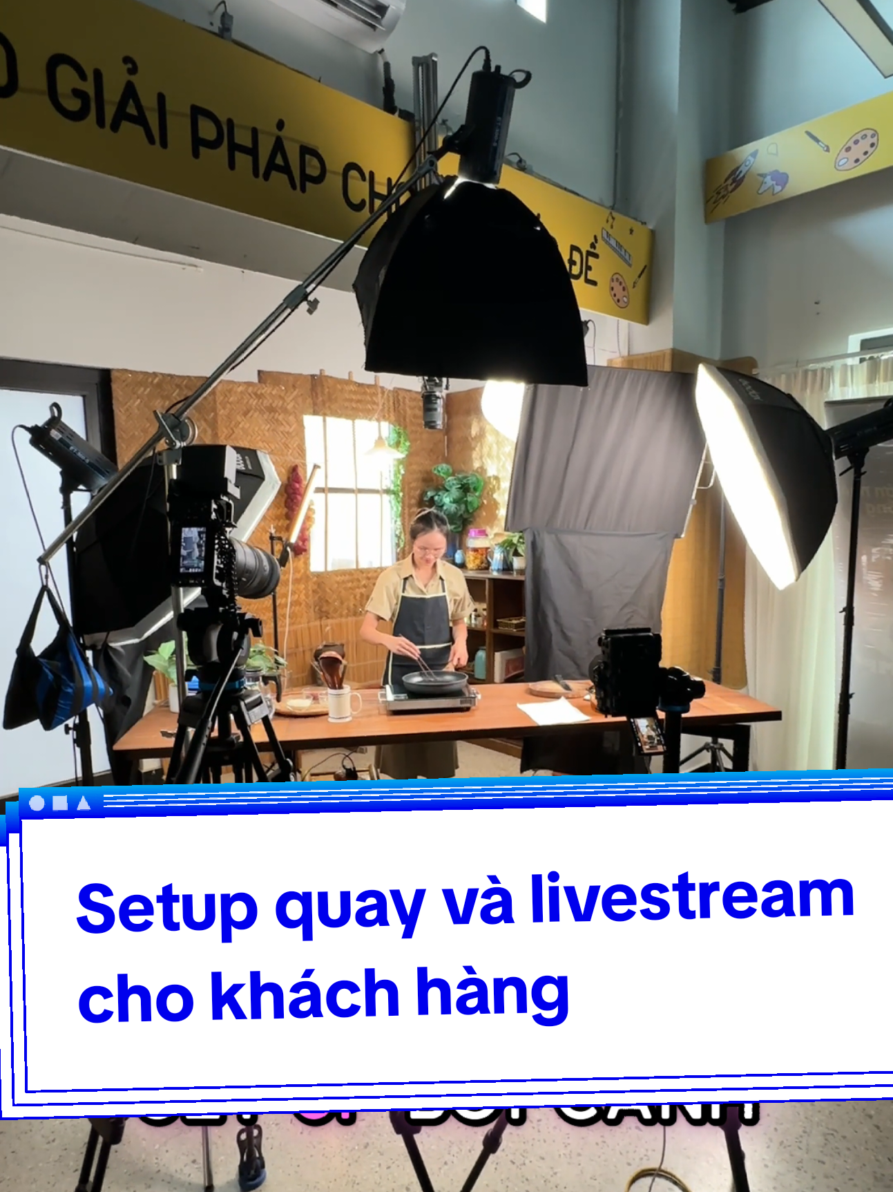 setup quay và livestream cho khách hàng #visualhook #videographer #xuhuong #review #livestream #contentcreator 