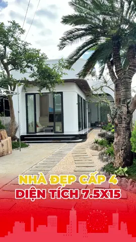 Ngôi nhà cấp 4 đẹp kết hợp sân vườn, nâng tầm không gian sống #hungvuongconstruction #hungvuongcos #nhadep #nhapho #nhacap4 #nhadepbmt 