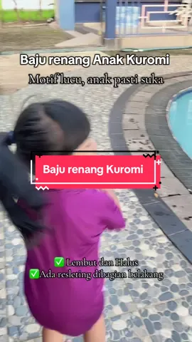 Baju renang motif kuromi lucuuu ✨ #bajurenang #kuromi #bajurenanganak #bajurenanganakperempuan #xybcafyp 