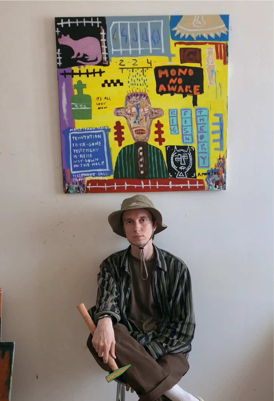 MONO NO AWARE  #artist #artwork #art #modernart #paint #painting  #acrylicpainting #montagstreet99 #andreymontag #2025 #artprocess 