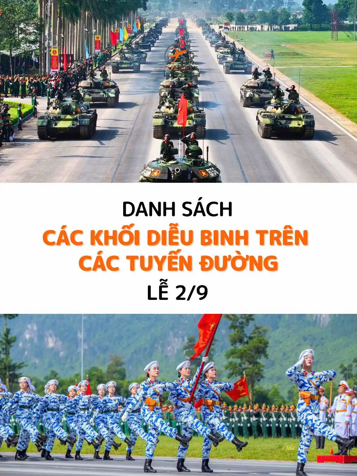 🏷️ Nguồn thông tin Update Diễu Binh Nơi thể hiện sức mạnh dân tộc thật trọn vẹn!  Điểm nhấn “không thể bỏ qua” Theo kế hoạch diễu binh A80 kỷ niệm 80 năm Quốc khánh 2/9, có tổng cộng 38 khối tham gia – trong đó 11 khối đứng tại Quảng trường Ba Đình và 27 khối diễu hành xuyên qua các tuyến phố trung tâm Hà Nội  . 📍 3 tuyến đường chính dẫn đoàn diễu hành: • Tuyến 1: Nguyễn Thái Học → Kim Mã → Liễu Giai → SVĐ Quần Ngựa • Tuyến 2: Nguyễn Thái Học → Tràng Thi → Tràng Tiền → Quảng Trường CMT8 • Tuyến 3: Nguyễn Thái Học → Lê Duẩn → Công viên Thống Nhất Mỗi tuyến đi qua các khối Quân đội và Công an với đội hình riêng biệt, tạo hiệu ứng thị giác và tinh thần mạnh mẽ.  ✨ Dù chỉ lướt qua ảnh, bạn vẫn cảm nhận được không khí lễ trang trọng, hào hùng và quy mô hoành tráng. Đây thật sự là một “sân khấu” đặc biệt dành cho sức mạnh và tinh thần Việt Nam trong ngày Quốc khánh! ##dieubinh##a80##QuocKhanh2025##HaNoi##2thang9