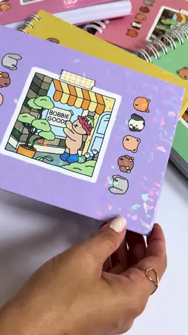 Livro de colorir Bobbie goods capa dura com laminação holográfica e papel acetato para não manchar as folhas 😍 #livrodecolorir #bobbiegoodscoloringbook #bobbiegoods 