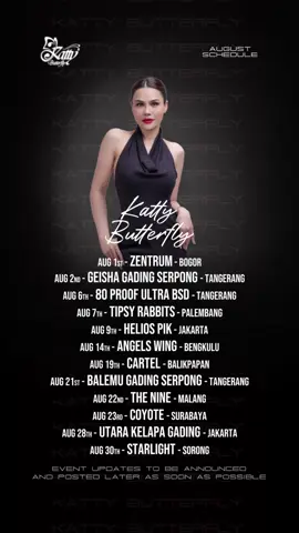 Hello August see u soonnn#djkattybutterfly36 #kattybutterfly 