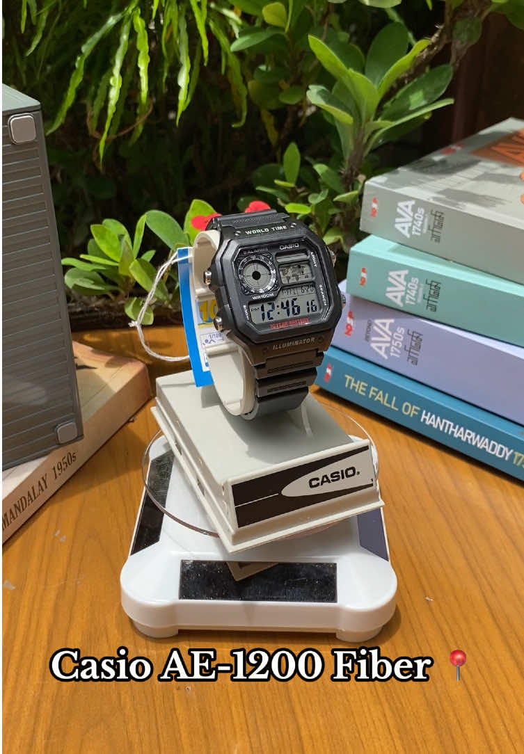 1️⃣4️⃣0️⃣0️⃣0️⃣0️⃣ အတိနဲ့ Casio Fiber အကြမ်းသုံး 10နှစ်ခံ battery နဲ့ နာရီလေး အိမ်အရောက်ငွေချေနဲ့ မှာယူလို့ရပါပြီ✅✅✅🥳🥳🥳#quartzနာရီဆိုင် #quartzwatchgallery #casiowatch #myanmartiktok🇲🇲🇲🇲 #fyp #yangon #casioae1200 