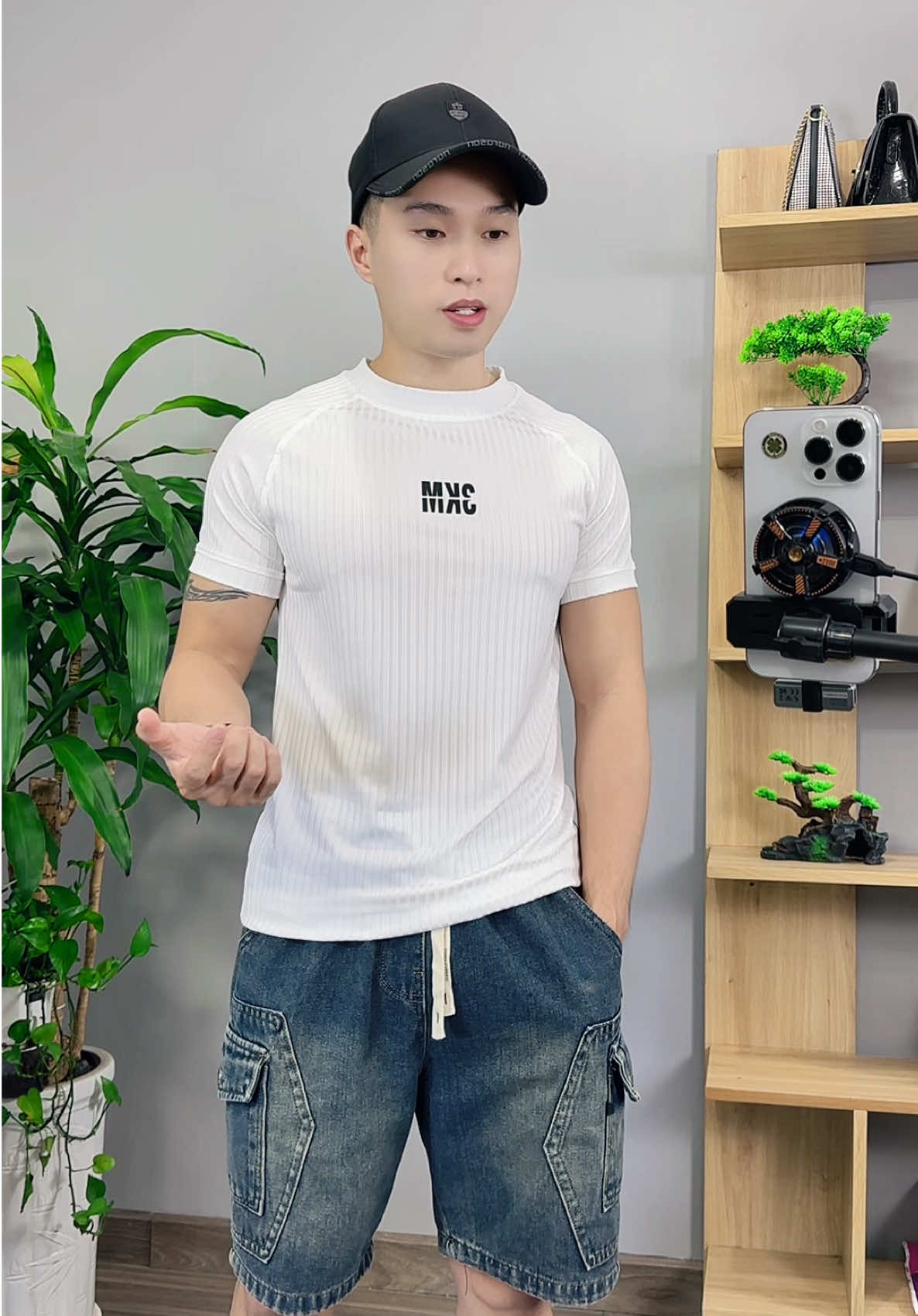 [COMBO 2 ÁO] cộc tay thun gân đũa #fyp #viral #thoitrang #aothun 