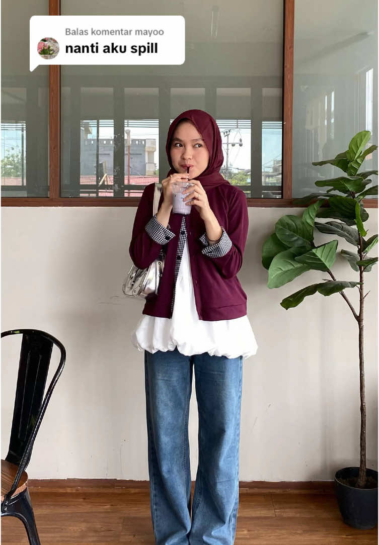 Membalas @mayoo cek kerkun ka #OOTD #outfit #ootdinspo #outfitinspo #outfitideas #ootdhijab #hijabstyle #fitcheck 