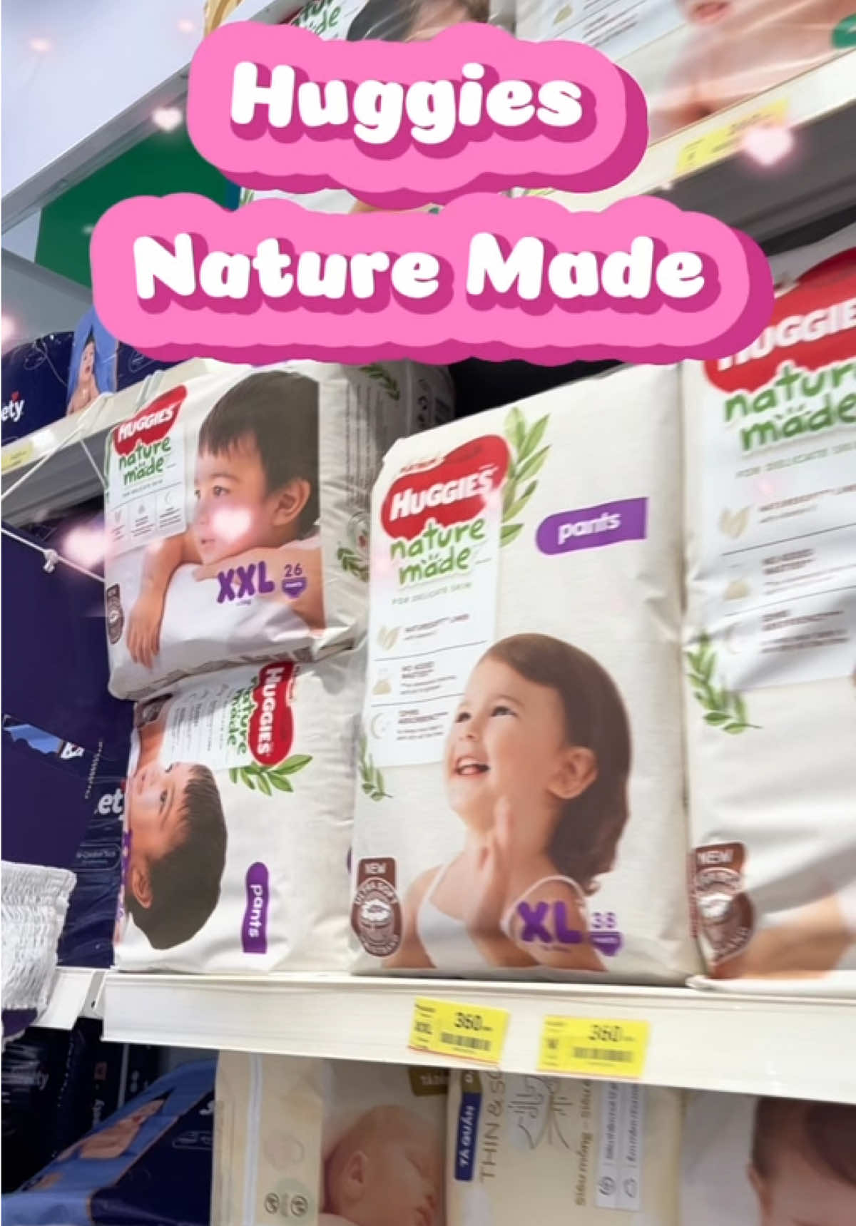 Huggies Nature Made phiên bản cũ chính hãng có tại Con Cưng nha Ba Mẹ ơi #concung #daodaoconcung #huggiesnaturemade #huggies 
