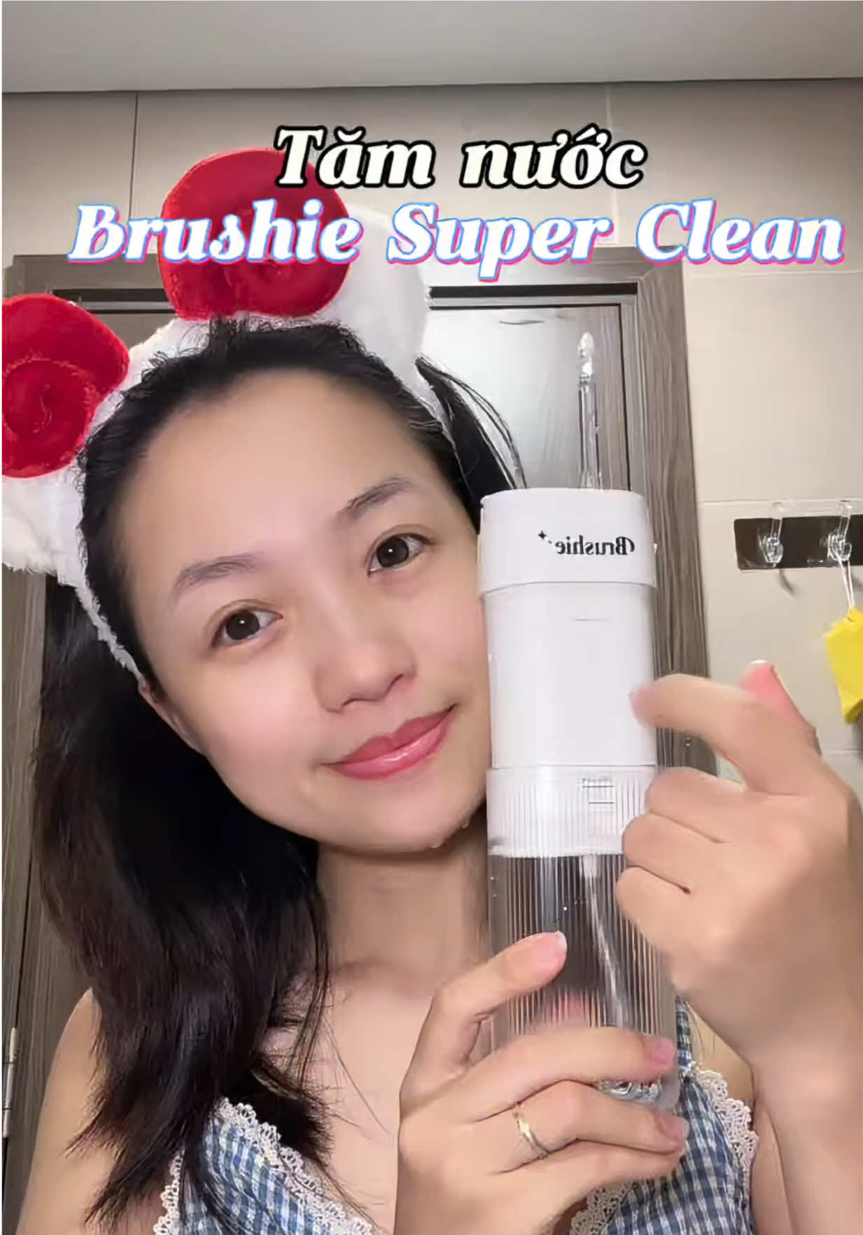 Thật sự tăm nước không phải dùng để xỉa răng đâu, mình đi đâu cũng được nha sỹ khuyên dùng tăm nước á #tamnuoc #tamnuocbrushie #gocnhaphuong #tmgr #rangmieng 