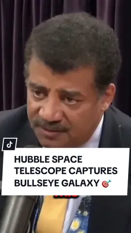 The Hubble Space Telescope captures an image of a BULLSEYE galaxy! 🎯 - - - - #space #Science #nasa #Astronomy #galaxy #neildegrassetyson 