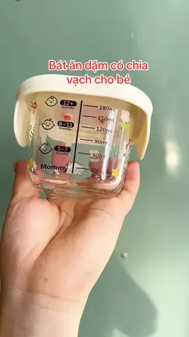 Bát ăn dặm có chia vạch cho bé#memina #batandam #batandamchobe #batandamchiavach #xuhuongtiktok #xuhuong 