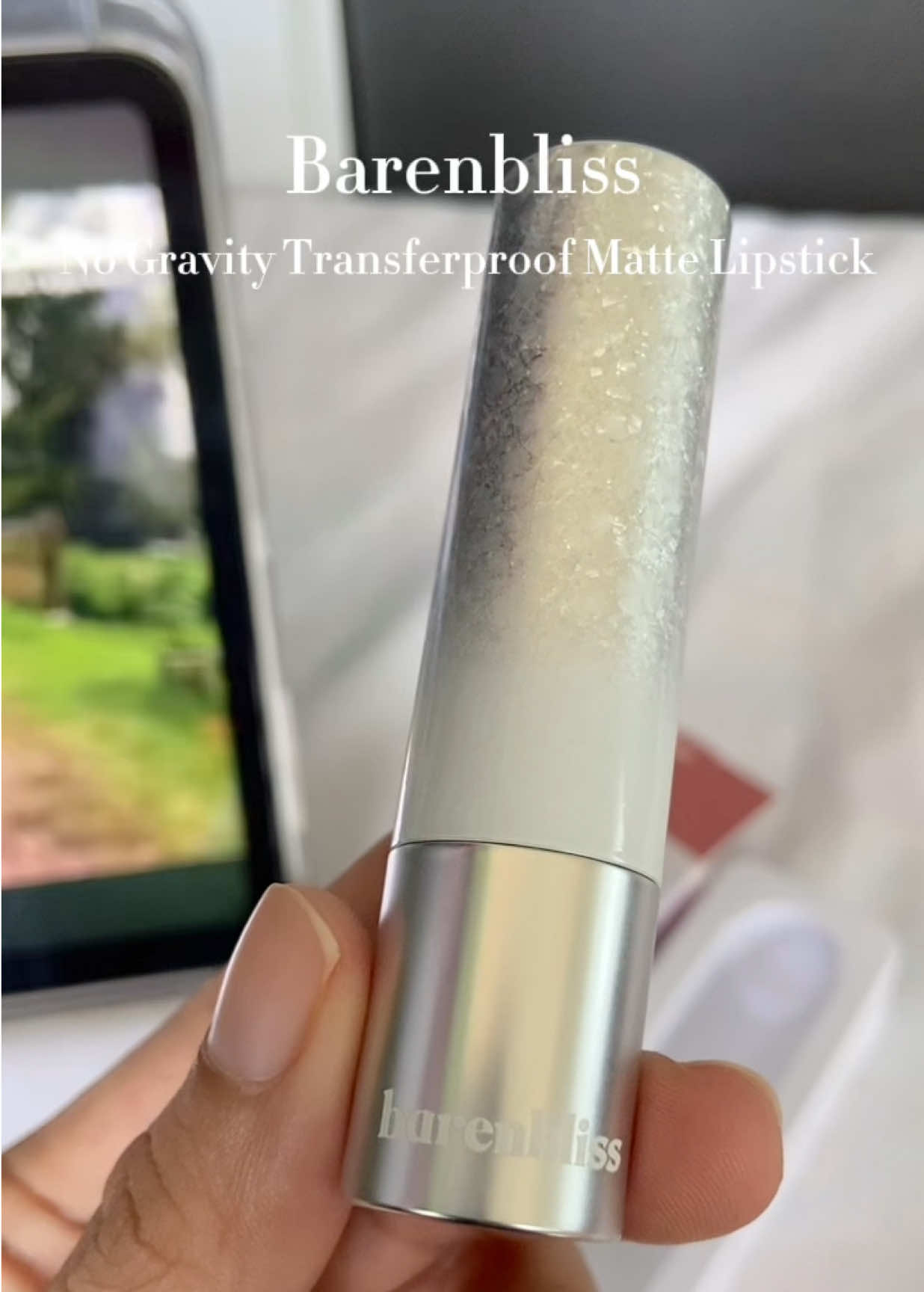 barenbliss No Gravity Transferproof Matte Lipstick ลิปแมท ไม่หนักปาก กันน้ำ ติดทน สี02 Saturn Nude🍑🤎