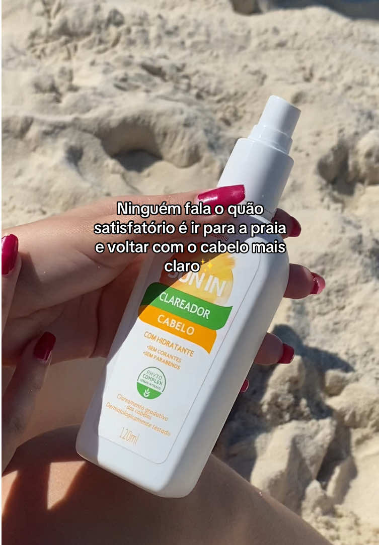 Vou morena e volto loira 😌 #sunin #cabelos #clareador 