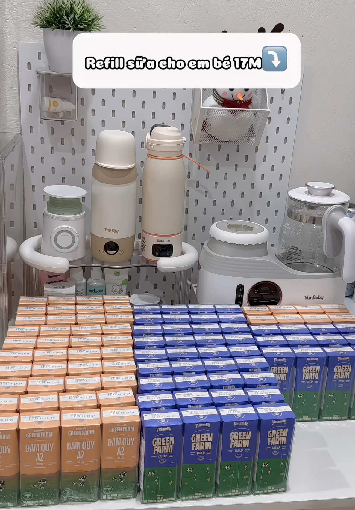 Mỗi lần mua phải cả thùng mới đã🤣#embebinne #vinamilk #refill #suatuoi #xh #fyp #baby 