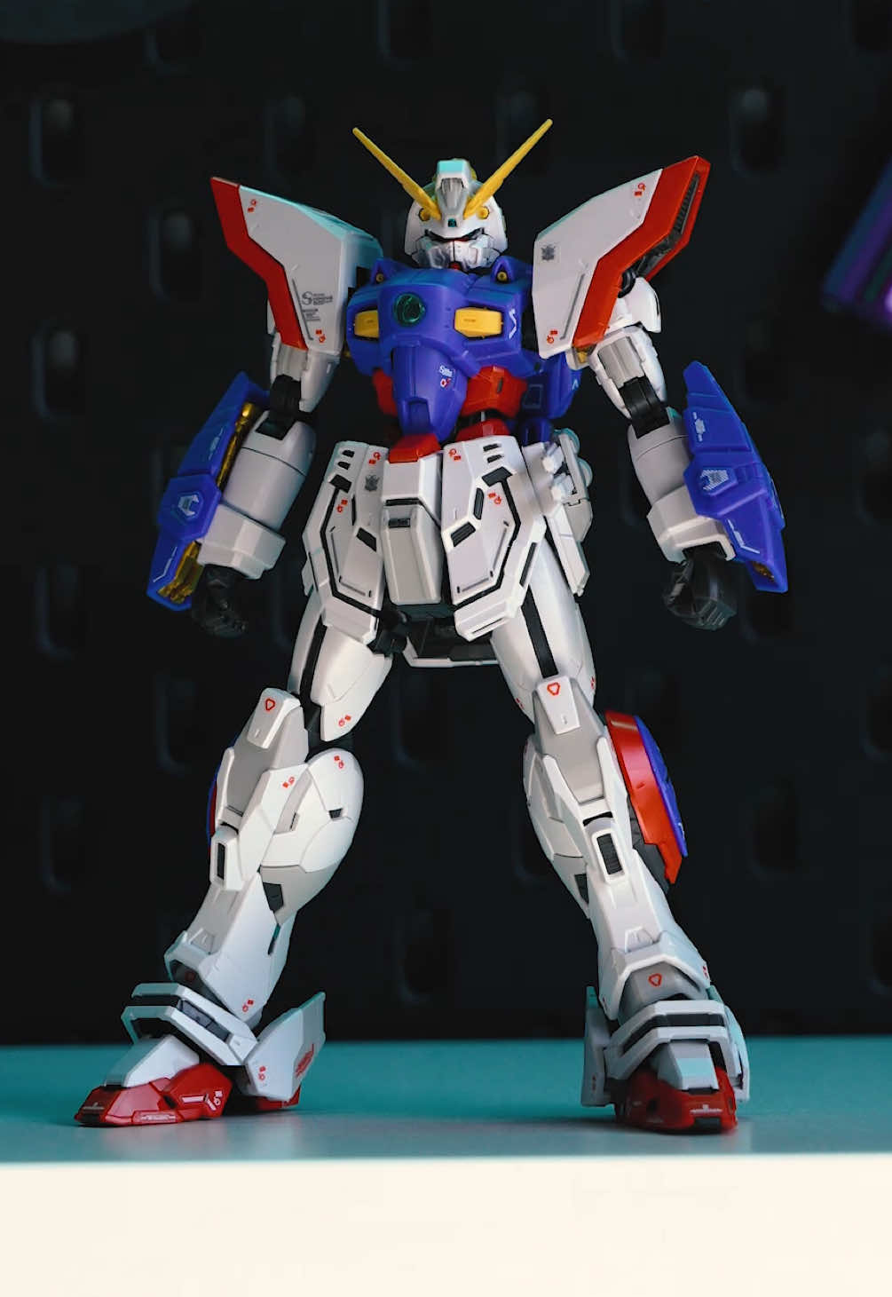 Shining Gundam RG Snap Build ✅ What a fuuunnn build! Very similar to God Gundam RG but more sturdier. That kit was still good though. Definitely enjoyed posing the kit as you can see haha… I have a love for anything G Gundam. It’s a fun show, nothing too serious either. I always enjoyed how ridiculous it was and the music is good too. Building the shining brings back so much memories since it was my 2nd gundam series I seen back in the toonami days. Also brings back the times I use to build gunpla. It looked very similar to this. Just stickers and i was content. Available at most gunpla shops! You can grab yours at @gundamplace  If you’re are interested in then tools. @dreamsstudiok for the mini nippers @madworks_eu makes the foldable cutting mat. @gunprimer makes the raser plus glass file and also the balancer. Highly recommend these! Oh! What do you like more? Shiny Gundam or God Gundam? #shininggundam #ggundam #gunpla #gundam #bandainamco #desksetup 