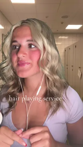 school bathroom hair play! #asmr #asmrroleplay #asmrvideo #asmrsounds #asmrhairplay #headscratching #relaxing #school #whisperedtalking #calming #asmrtiktok #tingles #fyp #foryoupage