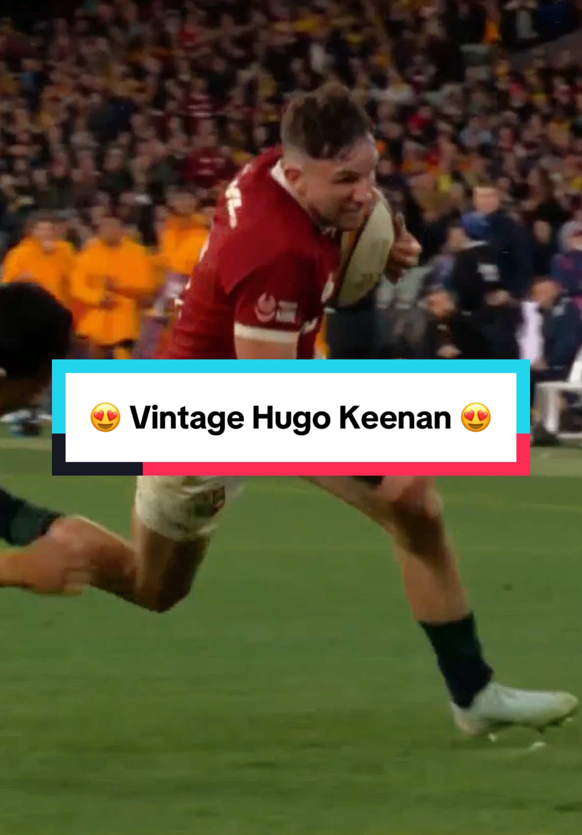 Hugo Keenan’s try will live in Lions history forever 😍 #rugbytok #sportstiktok #unitedrugbychampionship 