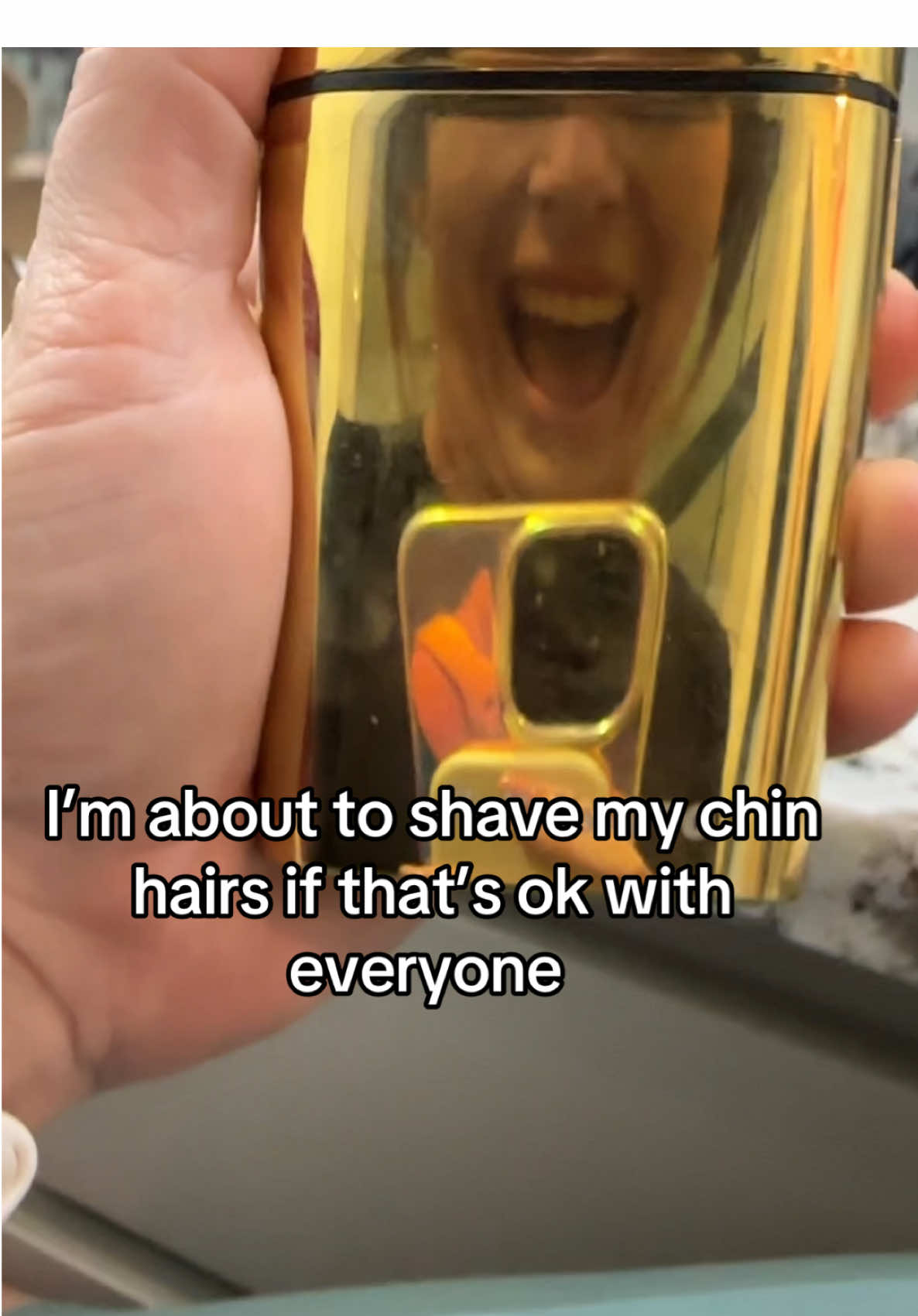 Women age 30+ problems.   And I still always seem to miss one 🤦🏼‍♀️🫣🥴 #womenshealth #womensupportingwomen #chinhair #relatable 