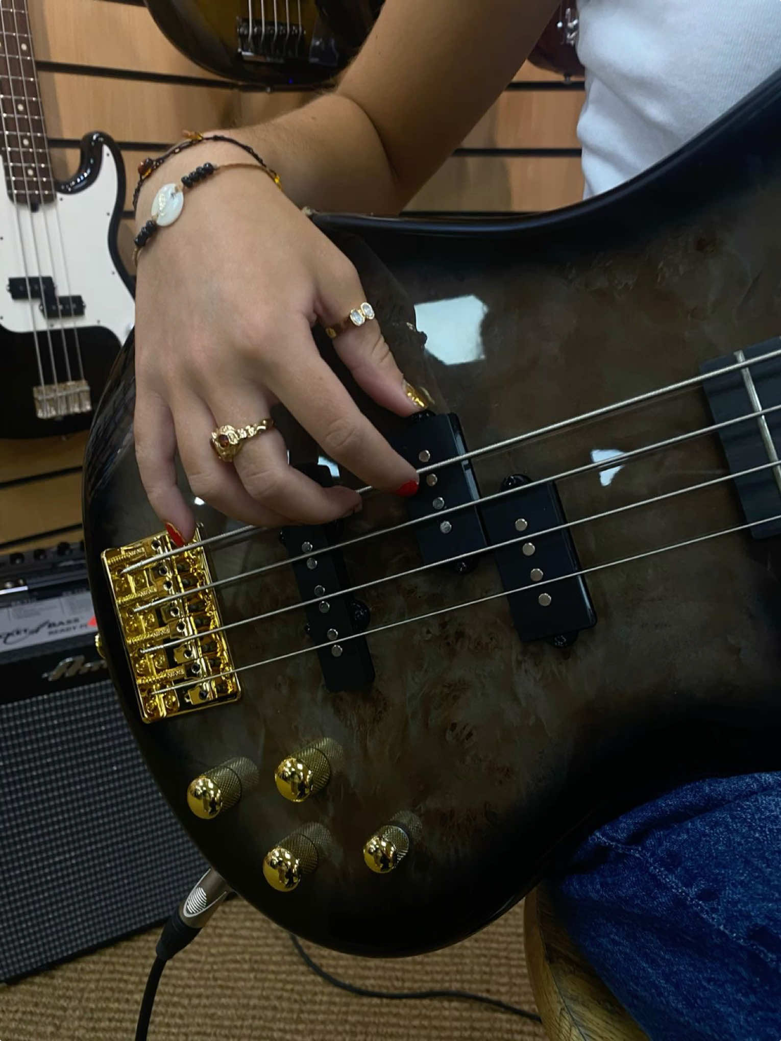 love bassists! || @napsugár//🦋🌪️🌀  . . . . . #fyp #foryoupagе #pinterest #aesthetic #musica #musician #musiciansoftiktok #dream #dreamjob #future #futureplans #orchestra #band #bassist #bassguitar 