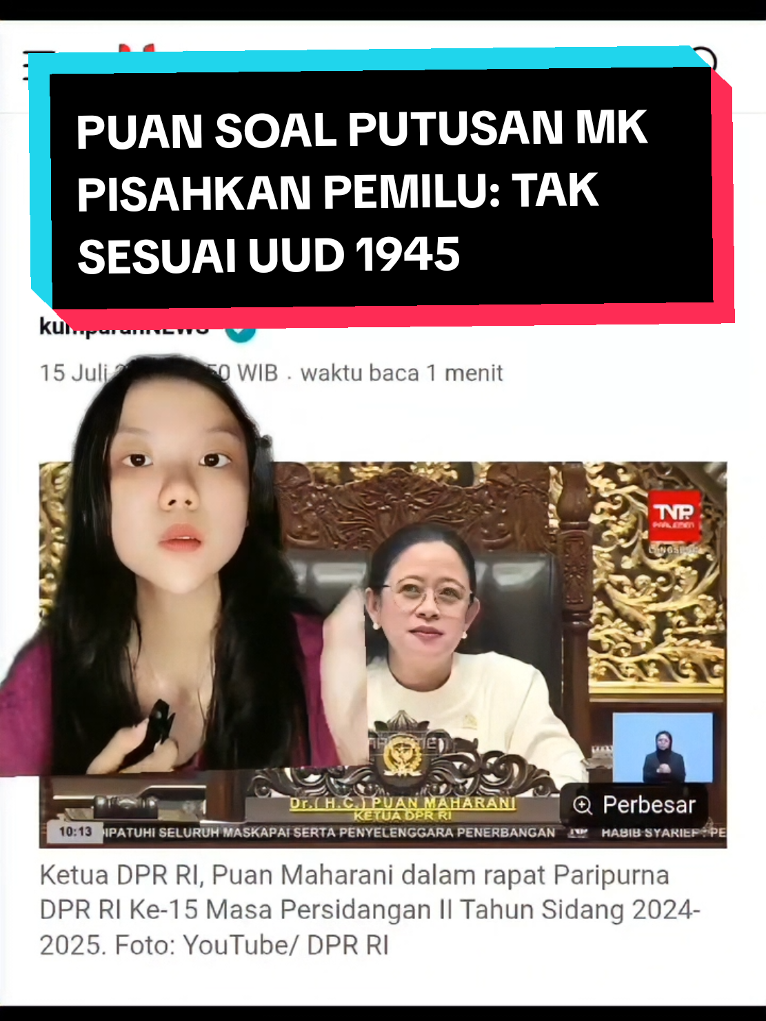 #fyp #viral #puan #putusanmk #uud1945 