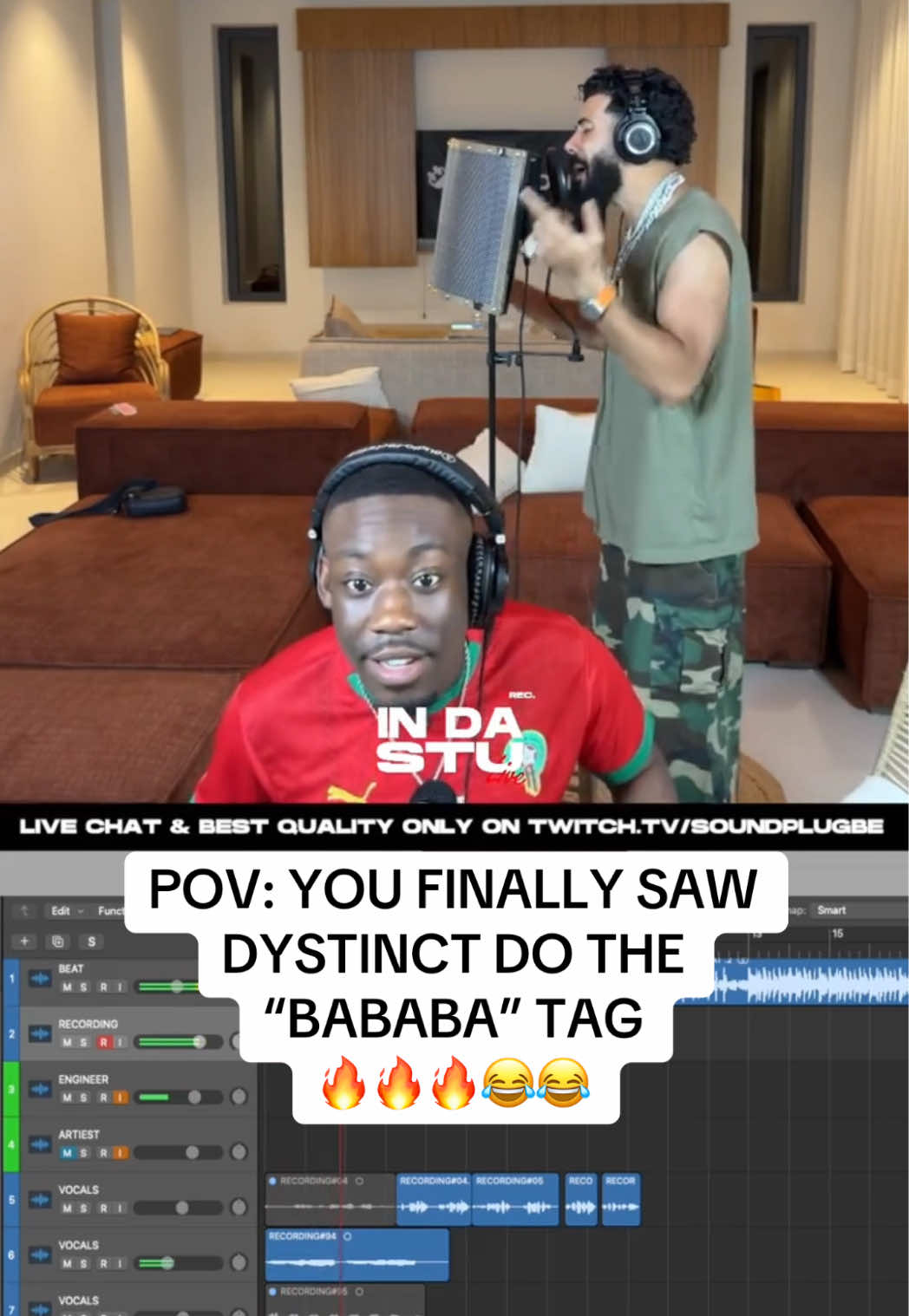 @DYSTINCT with his BABABA tag 🔥🔥🔥  Twitch: twitch.tv/soundplugbe #soundplug #indastu #dystinct #fypppppppppppppp #pourtoiii #morocco #melody 