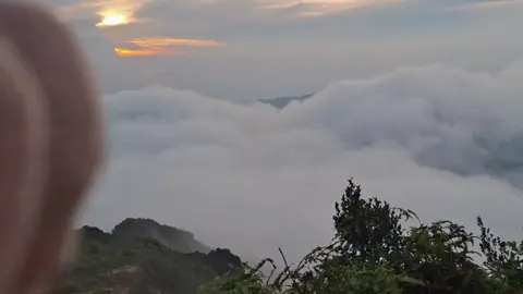 first time kesibayak langsung dikasi lautan awann💕💕 #sibayak #sibayak2212mdpl 